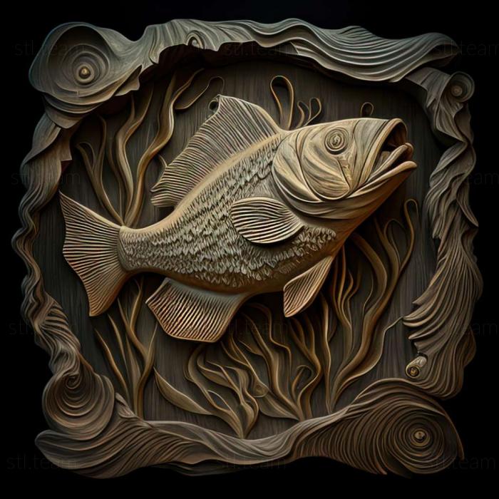 3D модель Риба аматітланія (STL)